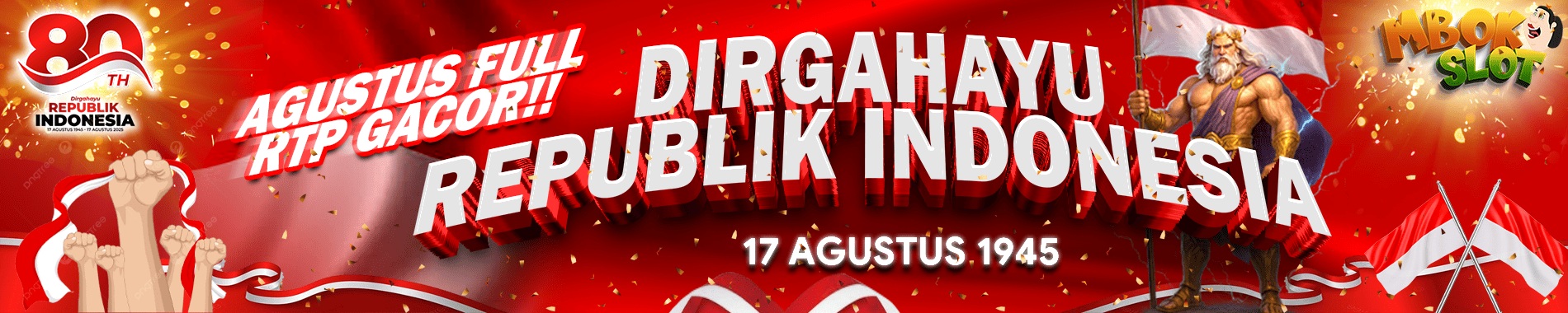 DIRGAHAYU REPUBLIK INDONESIA FULL GACOR!!